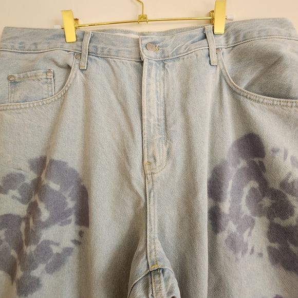 Anthropologie Pilcro size 34 Sunset High Rise Straight Boho Azores Jeans NWT - Picture 6 of 14